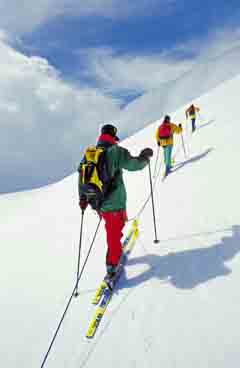 Skitouren Skifahren Skilanglauf Pension