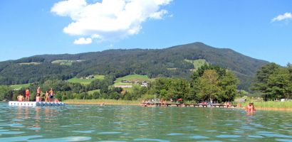 familienfreundlicher Badeplatz am See barrierefrei